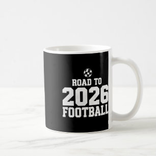Caneca De Café Caminho Para 2026 Fã de Futebol Engraçado