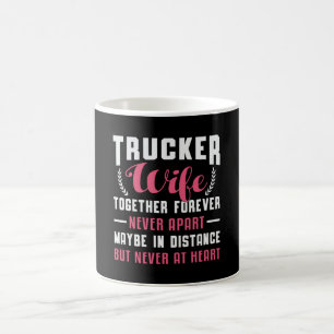 Caneca De Café Caminhoneiros Esposam Juntos Para Nunca Separarem