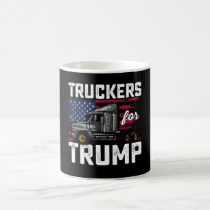 Caneca De Café Caminhoneiros Para Eleição Presidencial Trump Vint
