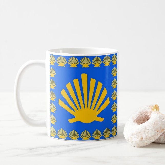 Caneca De Café Camino de Santiago A rua James 0269 (Com Donut)