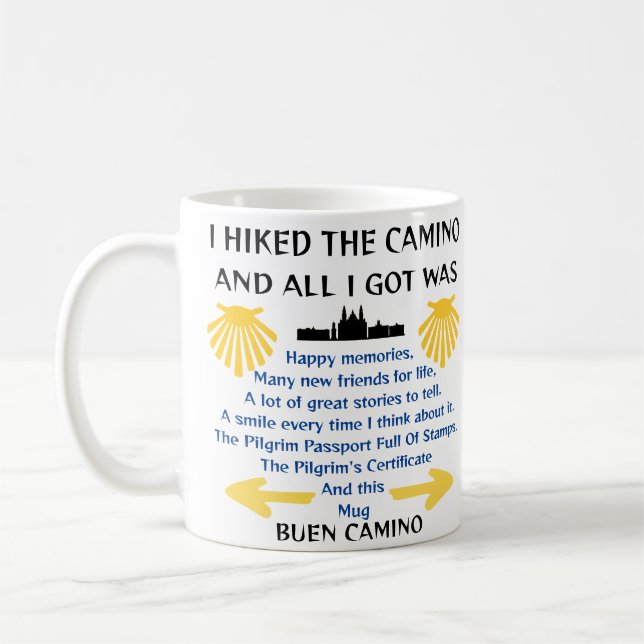 Caneca De Café Camino de Santiago Coffee Mug (Esquerda)