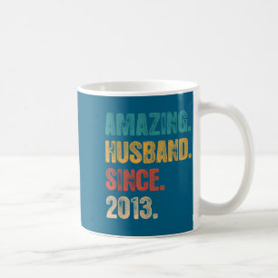 Caneca De Café Camisa 12º Aniversário de Casamento para Ele Marid