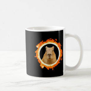 Caneca De Café Camisa Capivara Eclipse Meme Solar Animal