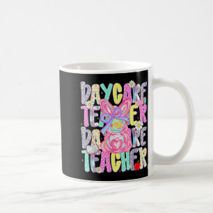 Caneca De Café Camisa Colorida de Primavera Fofo para Professora 