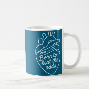 Caneca De Café Camisa Coração Inspirador Saúde Sobrevivente Coraç