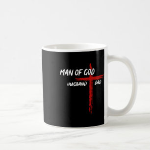 Caneca De Café Camisa Cristã Homem de Deus Marido Dia de os pais