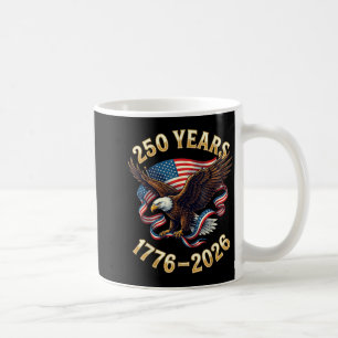 Caneca De Café Camisa da Bandeira da América 250 Aniversário EUA