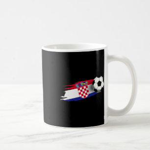 Caneca De Café Camisa da Bandeira da Croácia Time de Futebol Croa