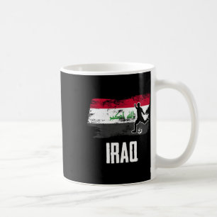 Caneca De Café Camisa da bandeira do Iraque Time de futebol iraqu