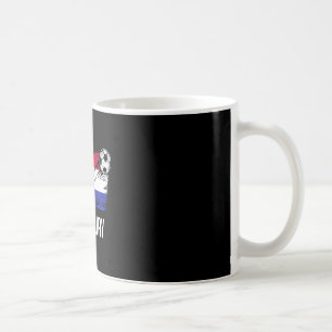 Caneca De Café Camisa da Bandeira do Paraguai Time de Futebol Par
