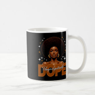 Caneca De Café Camisa da História Negra Drogou Melanina Sem Descu