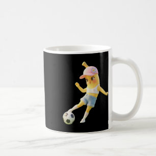 Caneca De Café Camisa da menina de futebol Bynana fofa, jogador d