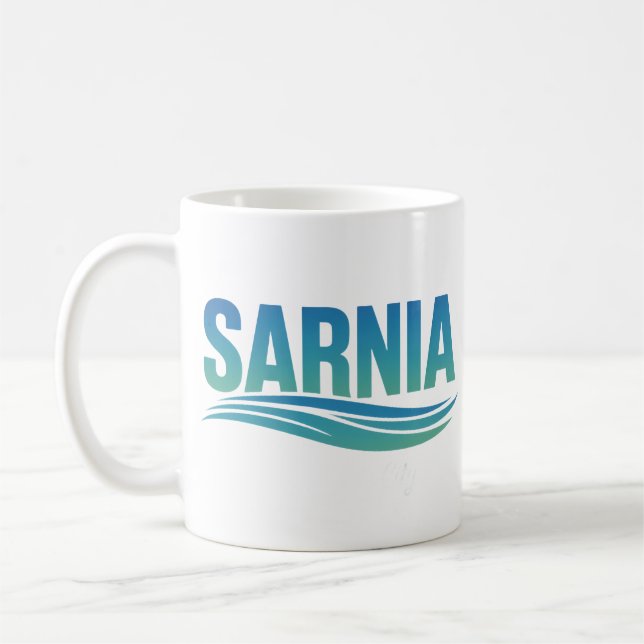 Caneca De Café Camisa da Orla de Sarnia (Esquerda)