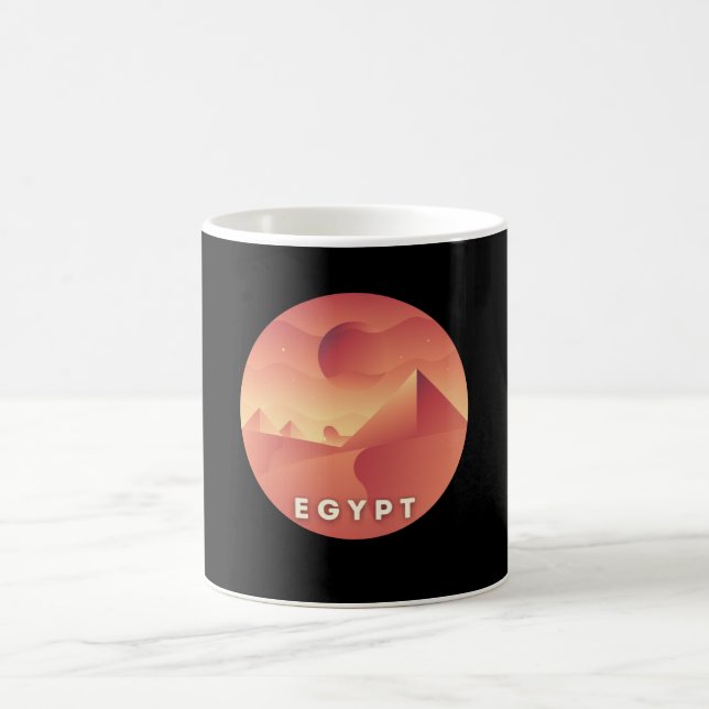 Caneca De Café Camisa das Pirâmides Egípcias (Centro)