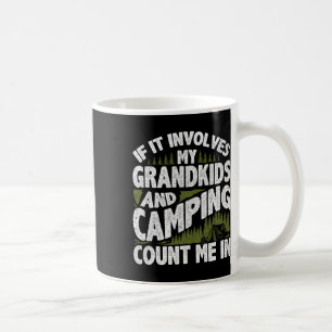 Caneca De Café Camisa de Acampamento Vô Camper Rv Férias de Acamp