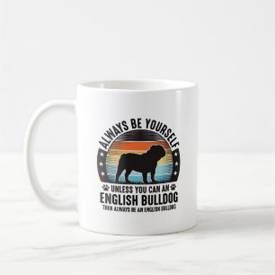 Caneca De Café Camisa de Amante de Cachorro Vintage Sunset Englis