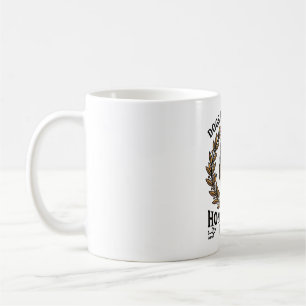 Caneca De Café Camisa de Amor de Cachorro Gravura Vintage Design