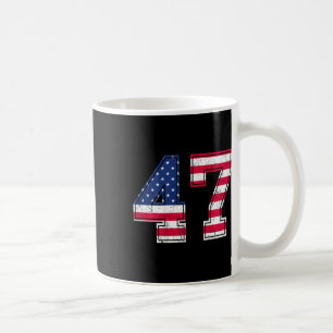 Caneca De Café Camisa de Aniversário 47 Bandeira EUA Jersey de Ti