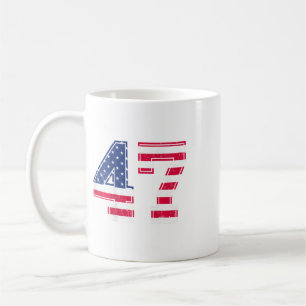 Caneca De Café Camisa de aniversário 47 Ck N da bandeira dos EUA 