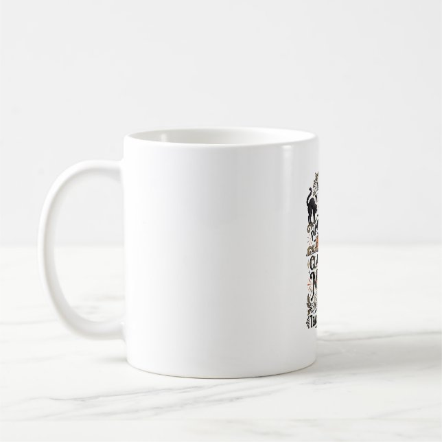 Caneca De Café Camisa de Assistente de Professor de Halloween com (Esquerda)