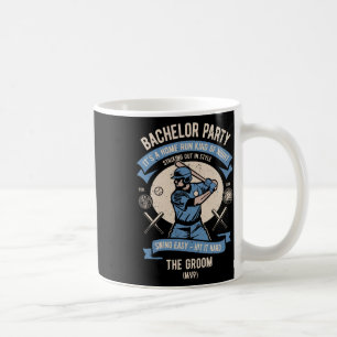 Caneca De Café Camisa de Beisebol para Despedida de Solteiro Masc
