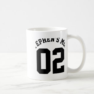 Caneca De Café Camisa de beisebol personalizada para mãe de espor