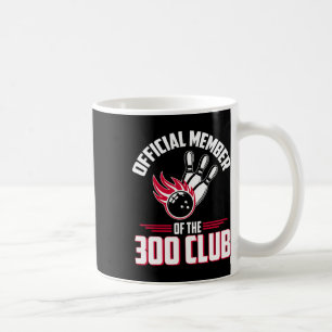Caneca De Café Camisa de Boliche 300 Membro do Clube 300 Divertid