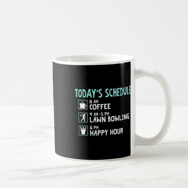 Caneca De Café Camisa De Boliche Da Hora Feliz - Boliches De Laje (Direita)