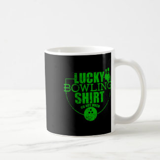 Caneca De Café Camisa De Boliche Sortuda Não Lave Uma Citação Eng