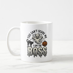 Caneca De Café Camisa de Boss de Fantasma de Gravura Vintage de H