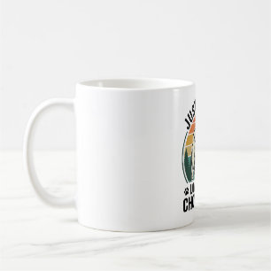 Caneca De Café Camisa de Cachorro Chow Chow Vintage Girl Amante d