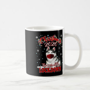 Caneca De Café Camisa de Cachorro Husky Siberiano Natal Quarenten