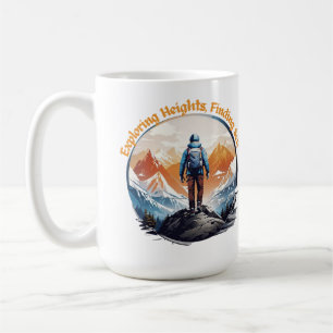 Caneca De Café Camisa de caminhada Camisa de férias Aventura
