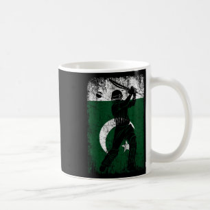 Caneca De Café Camisa de críquete da bandeira do Paquistão Fã Jog