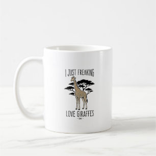 Caneca De Café Camisa de desenho de gravura vintage amante de gir