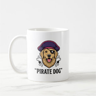 Caneca De Café Camisa de desenho de gravura vintage de cachorro p