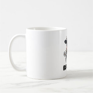 Caneca De Café Camisa de desenho de gravura vintage de vaca da vi