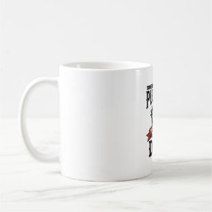 Caneca De Café Camisa de desenho de gravura vintage do pai encana