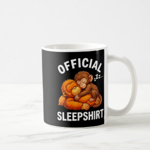 Caneca De Café Camisa de dormir Animal Fofo Macaco de pelúcia Abr