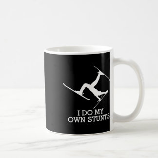 Caneca De Café Camisa de Esqui - Eu Faço Meus Próprios Estunts -