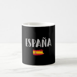 Caneca De Café Camisa de Fã de Futebol da Espanha Bandeira