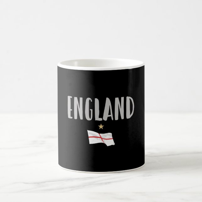 Caneca De Café Camisa de Fã de Futebol da Inglaterra Bandeira Ing (Centro)