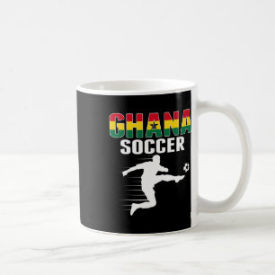 Caneca De Café Camisa de Fãs de Futebol do Gana - Fã de Futebol G
