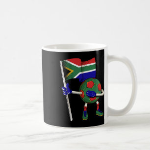 Caneca De Café Camisa de Futebol da África do Sul Bandeira da Áfr