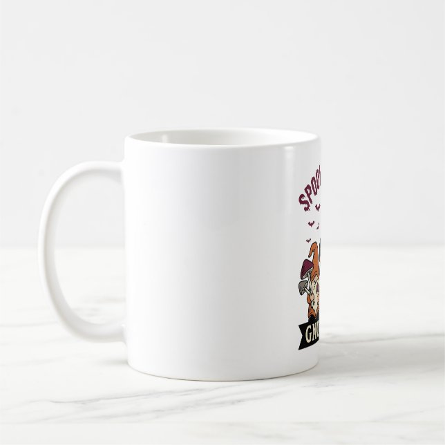 Caneca De Café Camisa de Gnome de Halloween Equipe de Gnome Assus (Esquerda)