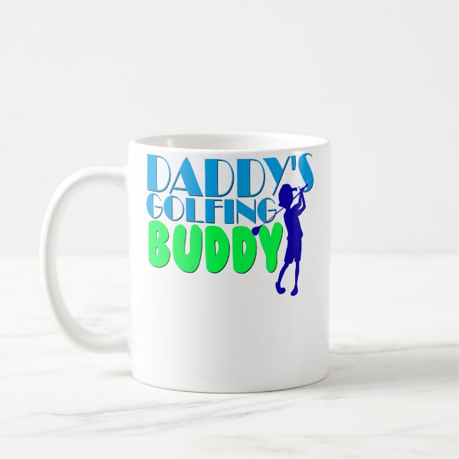 Caneca De Café Camisa de golfe infantil fofa Amigo de golfe do pa (Esquerda)