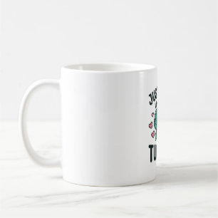 Caneca De Café Camisa de gravura vintage de menina amante de tart