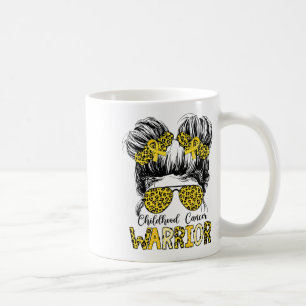 Caneca De Café Camisa de Guerreiro do Câncer Infantil Pequeno Cab