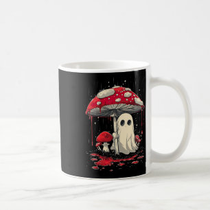 Caneca De Café Camisa de Halloween de Cottagecore Ghost Mushroom
