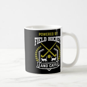 Caneca De Café Camisa de Hóquei em Campo Gato Engraçado Amante Hó